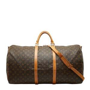 LOUIS VUITTON Brown Monogram Leather Shoulder Bag